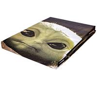 Herding Star Wars Mandalorian Bedding Set, Reversible Motif, Pillow case 70 x 90 cm, Duvet cover 140 x 200 cm, With smooth running zip, Cotton/Renforcé