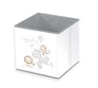 Herding Storage Box, Polypropylene, Grey/White, ca. 30x30x30 cm