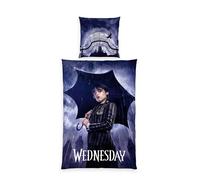 Herding Wednesday Bed Linen, Pillowcase Approx. 80 x 80 cm, Duvet Cover Approx. 135 x 200 cm, with Branded Zip, 100% Cotton/Renforcé, Design 1