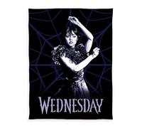 Herding Wednesday Fleece Blanket, Approx. 130 x 170 cm, 100% Polyester, Black