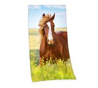 Herding Young Collection Bath Towel, Horse-Motif, 150 x 75 cm, Cotton, Multicoloured