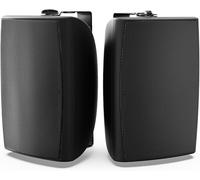 Herdio 8 Inch 600W Outdoor Bluetooth Speakers Waterproof Wired with Powerful Bass, TWS Pairing Wall Mount Durable Loud Sound System Suitable for Patio Garden Porch Backyard Home Theater (1 Pair Black)
