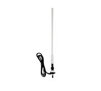 Herdio Marine Radio Antenna Waterproof AM FM Aerial IP66 Car Receiver Flexible Rubber Duck Aerial for Car Truck Boat Van Caravan Motorhome Yacht White