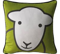 Herdy Hello Filled Cushion Green/white (40Cm X 40Cm)