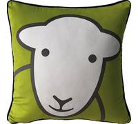 Herdy Hello Filled Cushion in Green Herdy Green
