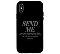 Here Am I Send Me Isaiah 6:8 Christian Bible Verse Men Women Case for iPhone X/XS