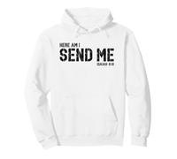 Here am I Send me Mission Travel The World Vintage Christian Pullover Hoodie