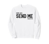 Here am I Send me Mission Travel The World Vintage Christian Sweatshirt