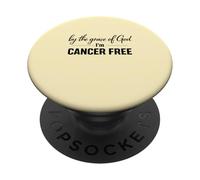 Here By God’s Grace Faith Through Melanoma Cancer Survivor PopSockets Adhesive PopGrip