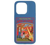 Here Comes the Apocalypse UFO Retro Funny Adult Humor Case for iPhone 15 Pro