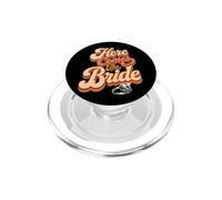 Here Comes The Bride Wedding Bridal Party Future Mrs Gift PopSockets PopGrip for MagSafe