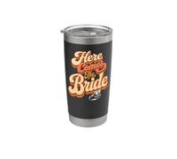 Here Comes The Bride Wedding Bridal Party Future Mrs Gift Stainless Steel Insulated Tumbler