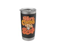 Here Comes The Bride Wedding Bridal Party Future Mrs Gift Stainless Steel Insulated Tumbler