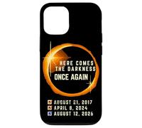 Here Comes the Darkness Once Again Solar Total 2026 Eclipse Case for iPhone 12/12 Pro