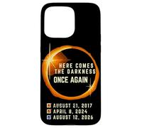 Here Comes the Darkness Once Again Solar Total 2026 Eclipse Case for iPhone 15 Pro Max