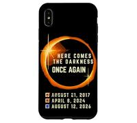 Here Comes the Darkness Once Again Solar Total 2026 Eclipse Case for iPhone XS Max