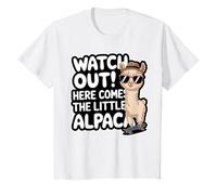 Here Comes The Little Alpaca Kids T-Shirt