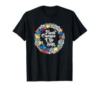 Here Comes the Sun - Bright Day Hope Tropical Summer Flowers T-Shirt