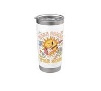 Here Comes The Sun Music Lover Positive Vibes Stainless Steel Insulated Tumbler