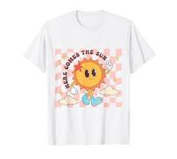 Here Comes The Sun Retro Cute Sunshine Summer for Women T-Shirt