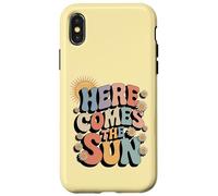 Here Comes The Sun Retro Flower Spring Happy Summer Case for iPhone X/XS