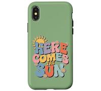 Here Comes The Sun Retro Flower Spring Happy Summer Case for iPhone X/XS