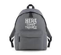 Here Comes Trouble Menace Backpack Rucksack 18L Bag - 42 x 31 x 21cm