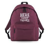 Here Comes Trouble Menace Backpack Rucksack 18L Bag - 42 x 31 x 21cm
