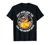 Here for Cake and Cruise Ducks Funny Birthday Duck Cruising T-Shirt