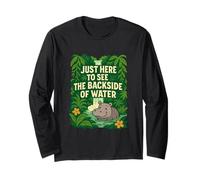 Here for The Backside of Water Jungle Theme Park Inspired Long Sleeve T-Shirt