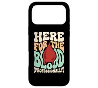 Here For The Blood Phlebotomy Lab Technician Hematology Case for iPhone 17 Pro Max
