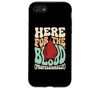 Here For The Blood Phlebotomy Lab Technician Hematology Case for iPhone SE (2020) / 7/8