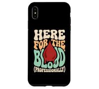 Here For The Blood Phlebotomy Lab Technician Hematology Case for iPhone XS Max