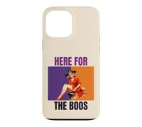 Here For The Boos Pinup Witch Halloween Party Case for iPhone 13 Pro Max