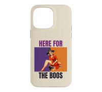 Here For The Boos Pinup Witch Halloween Party Case for iPhone 14 Pro Max