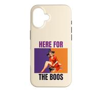 Here For The Boos Pinup Witch Halloween Party Case for iPhone 16