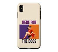 Here For The Boos Pinup Witch Halloween Party Case for iPhone XS Max