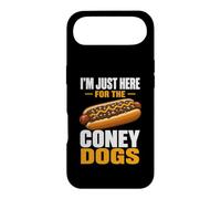Here For The Coney Dogs Art Fun Tee Hot Dog Lover Sausages Case for iPhone Air