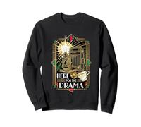 Here For The Drama Vintage Camera Art Deco Theatrical Sweatshirt