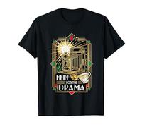 Here for The Drama Vintage Camera Art Deco Theatrical T-Shirt
