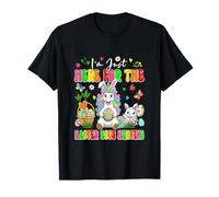 Here for The Easter Hunting Eggs Bunny Unicorn Colorful Eggs T-Shirt