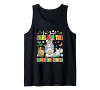 Here for The Easter Hunting Eggs Bunny Unicorn Colorful Eggs Tank Top