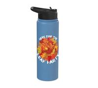 Here for The Leaf Party Maple Leaf Peeping Leaf Peeper Stainless Steel Insulated Water Bottle