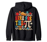 Here For The Pie Pi Day Math Teacher Mathematics Lover Zip Hoodie