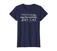 Here for The Purge T-Shirt, Women, Navy Blue, 3X-Large
