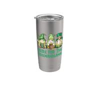 Here for the Shenanigans Irish Gnomes - St Patricks Day Stainless Steel Insulated Tumbler