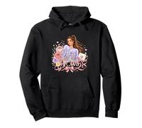 Here for the Vows Romantic Floral Bridal Design Pullover Hoodie