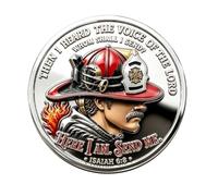 Here I Am. Send Me. Firefighter Challenge Coin (1PC)