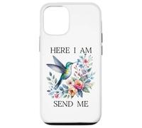 Here I Am Send Me Isaiah 6:8 Bible Christian Hummingbird Case for iPhone 12/12 Pro