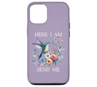 Here I Am Send Me Isaiah 6:8 Bible Christian Hummingbird Case for iPhone 12/12 Pro